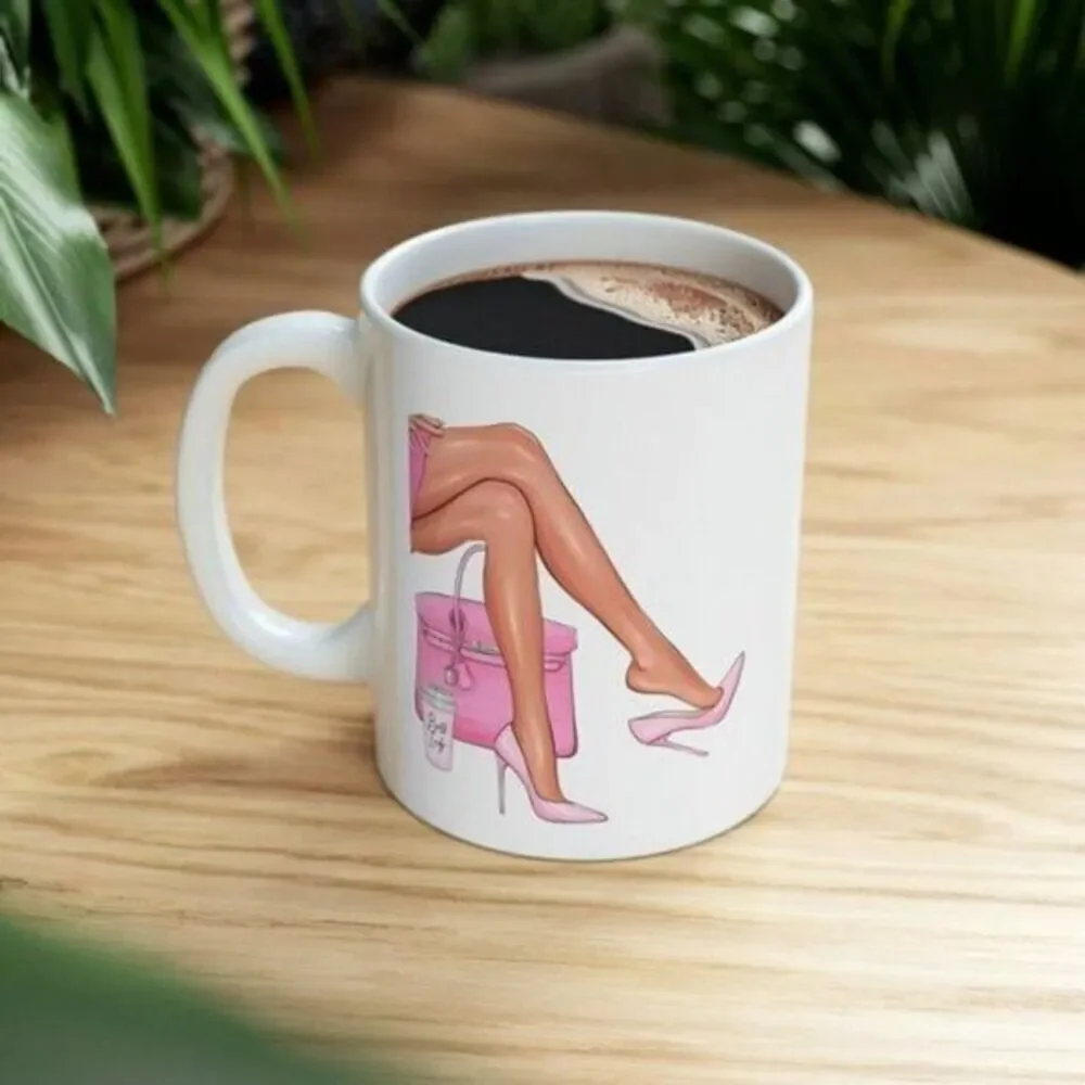 2Sided Boss Lady Mug! Closing Deals in High Heels! Boss Babe - Working Girl Vibe